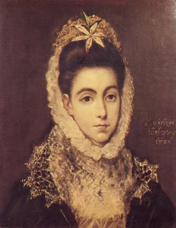 Ritratto di signora con fiori